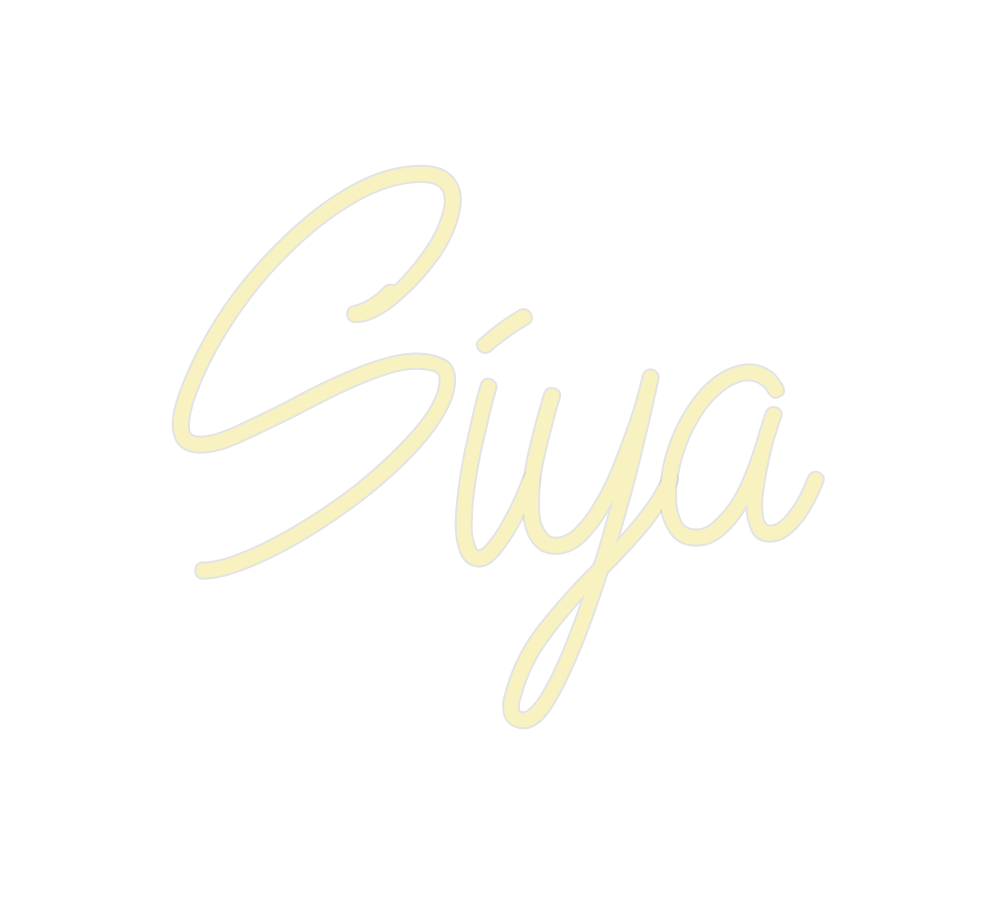 Custom Neon: Siya