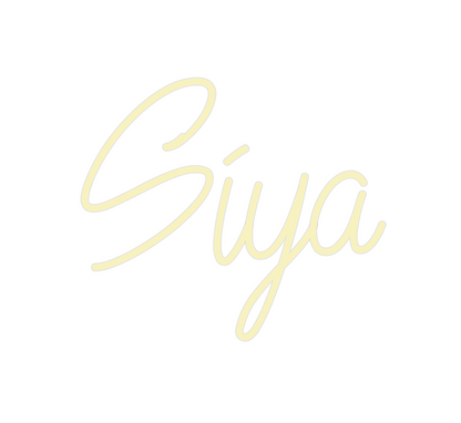 Custom Neon: Siya