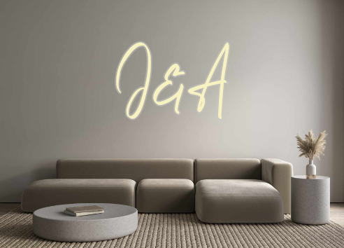 Custom Neon: J&A