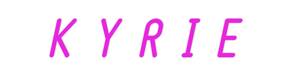 Custom Neon: K Y R I E