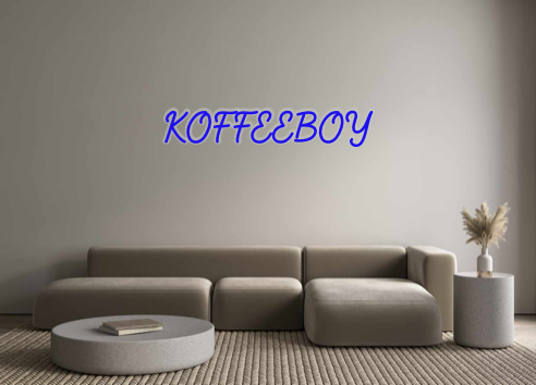 Custom Neon: KOFFEEBOY