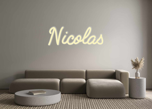 Custom Neon: Nicolas