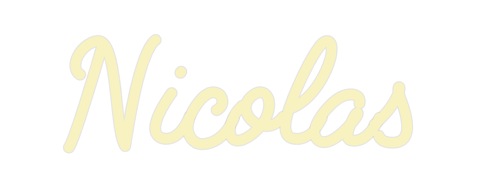 Custom Neon: Nicolas