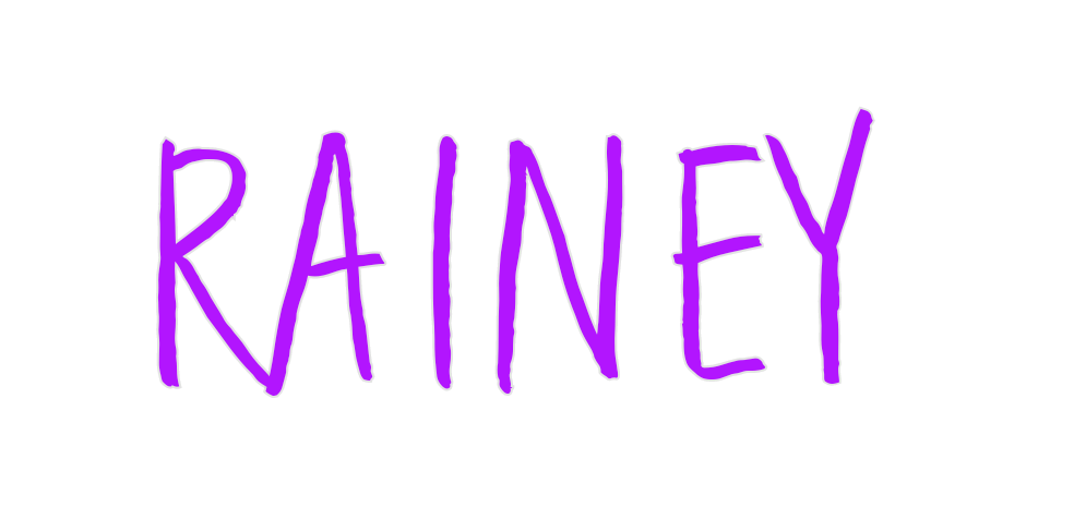 Custom Neon: RAINEY