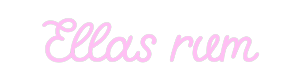 Custom Neon: Ellas rum