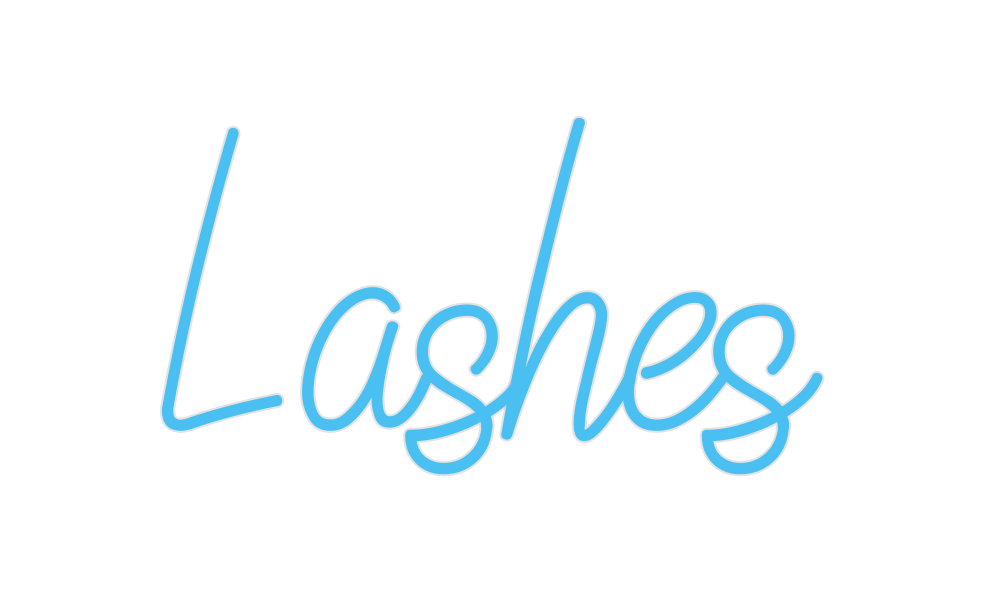 Custom Neon: Lashes