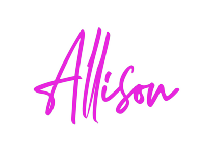 Custom Neon: Allison