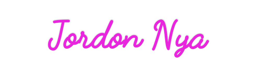 Custom Neon: Jordon Nya