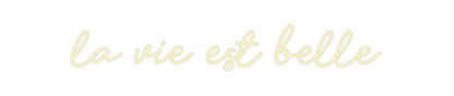 Custom Neon: la vie est be...