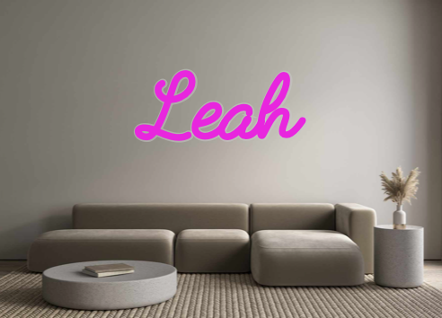 Custom Neon: Leah