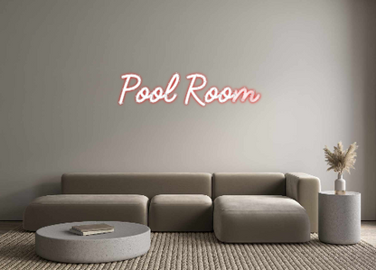 Custom Neon: Pool Room