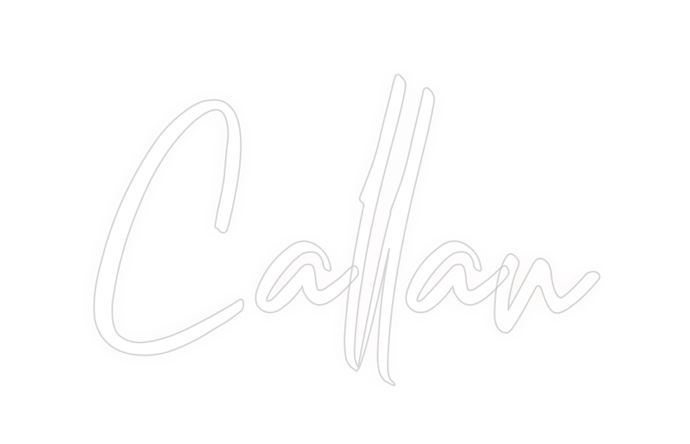 Custom Neon: Callan