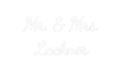 Custom Neon: Mr. & Mrs.
La...