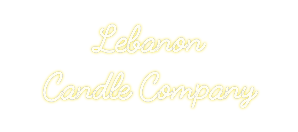 Custom Neon: Lebanon
Candl...