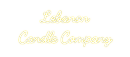 Custom Neon: Lebanon
Candl...