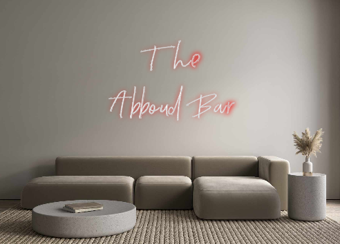 Custom Neon: The
Abboud Bar