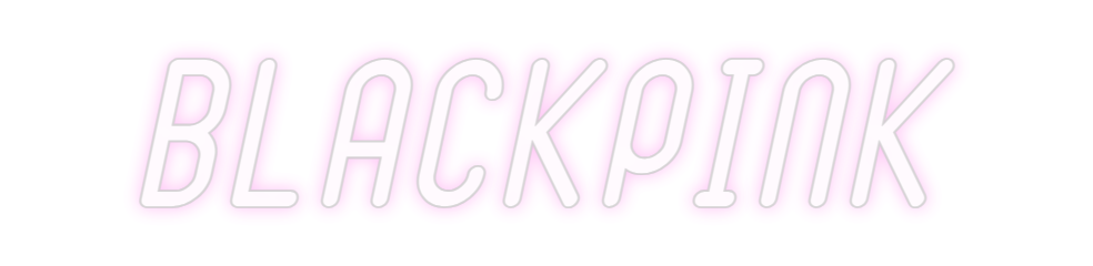 Custom Neon: BLACKPINK