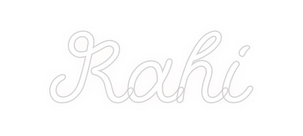 Custom Neon: Rahi