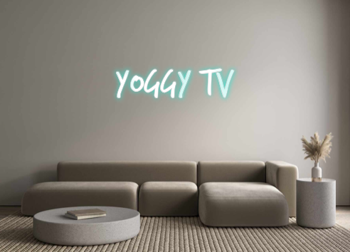 Custom Neon: Yoggy Tv