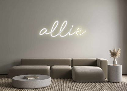 Custom Neon: allie