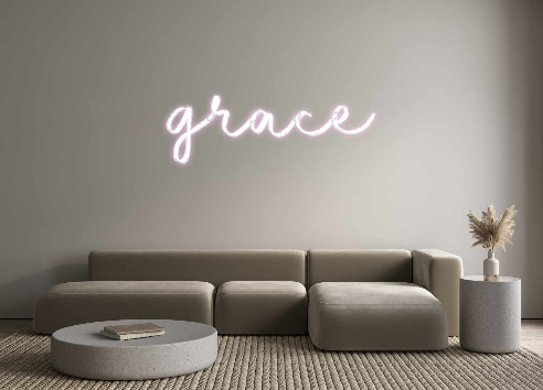 Custom Neon: grace