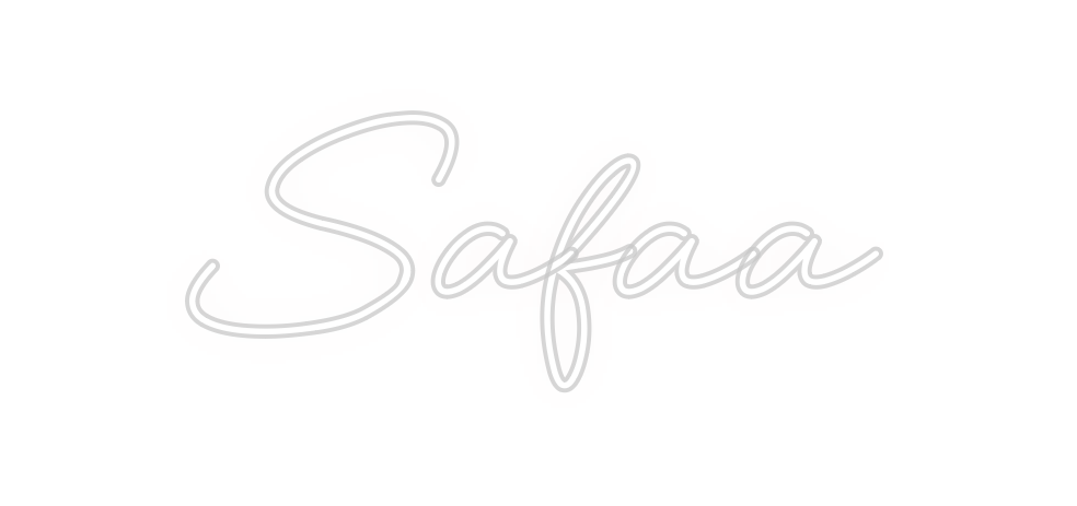 Custom Neon: Safaa