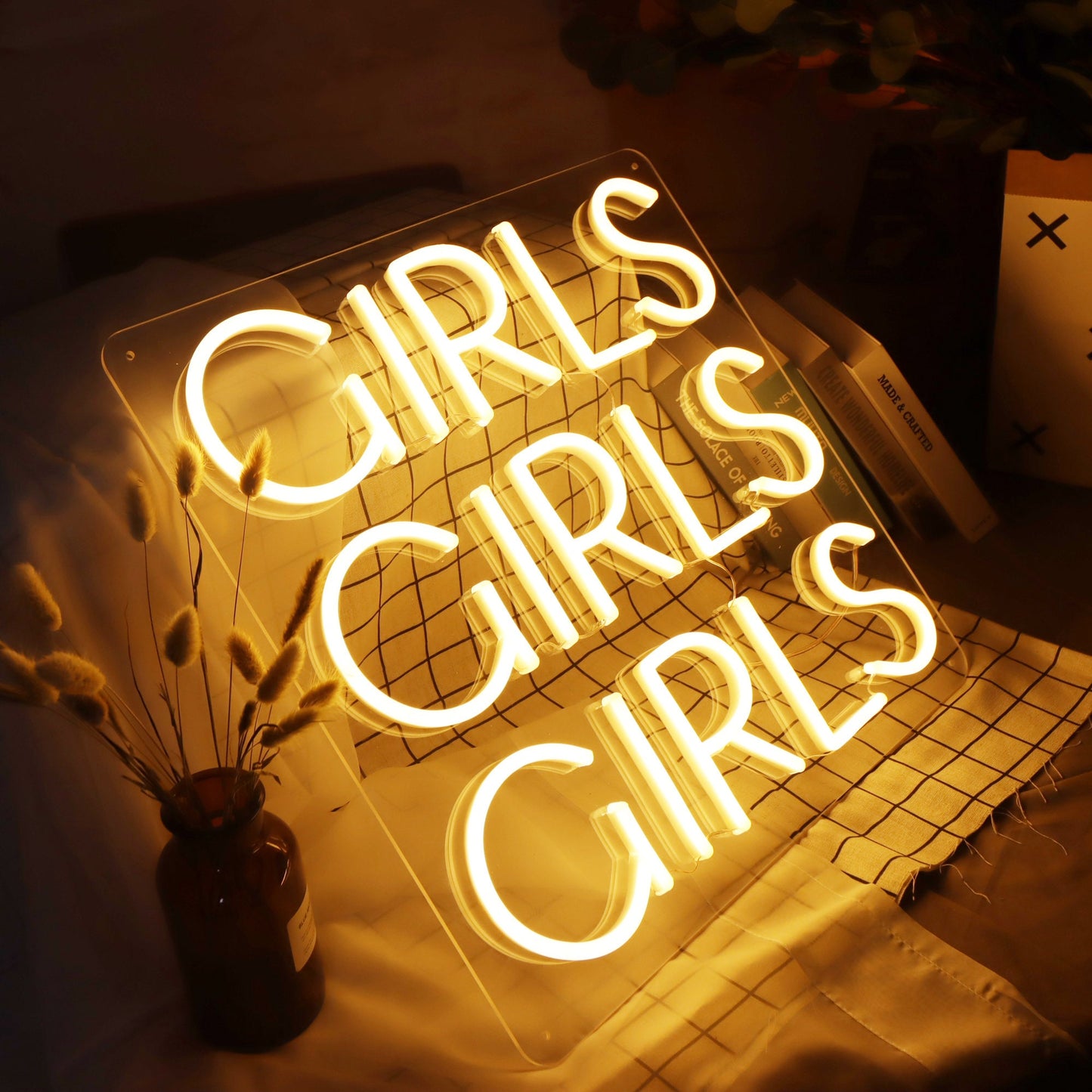 Girls Girls Girls Neon Sign (13 * 16 inch)