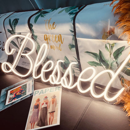 Blessed Neon Sign (20 * 7.5 inch)