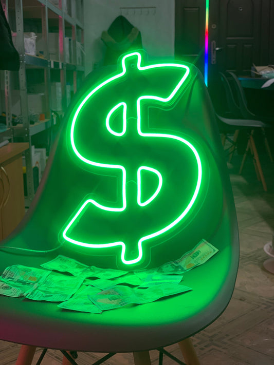 Dollar Neon Sign (16 * 11.5 inch)