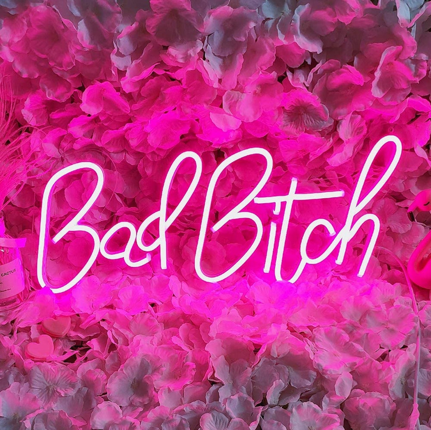 Bad Bitch Neon Sign (20 * 10.5 inch)