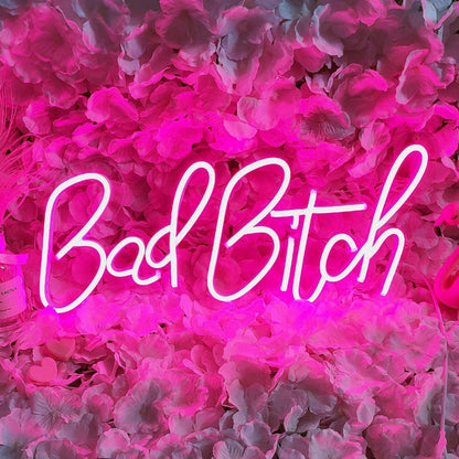 Bad Bitch Neon Sign (20 * 10.5 inch)