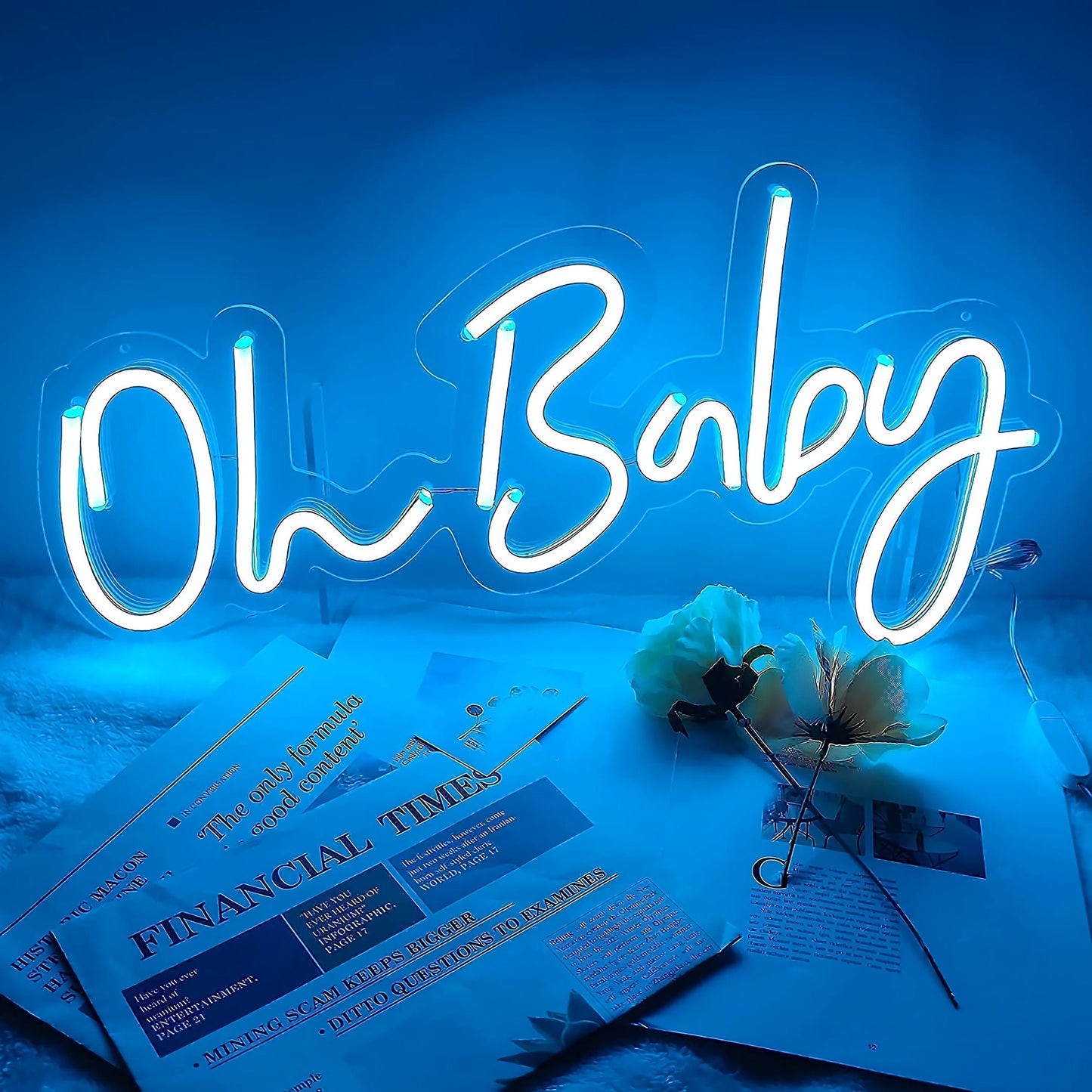 Oh Baby Neon Sign (20*11inch)