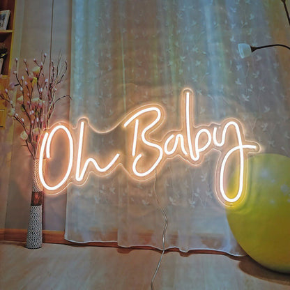 Oh Baby Neon Sign (20*11inch)