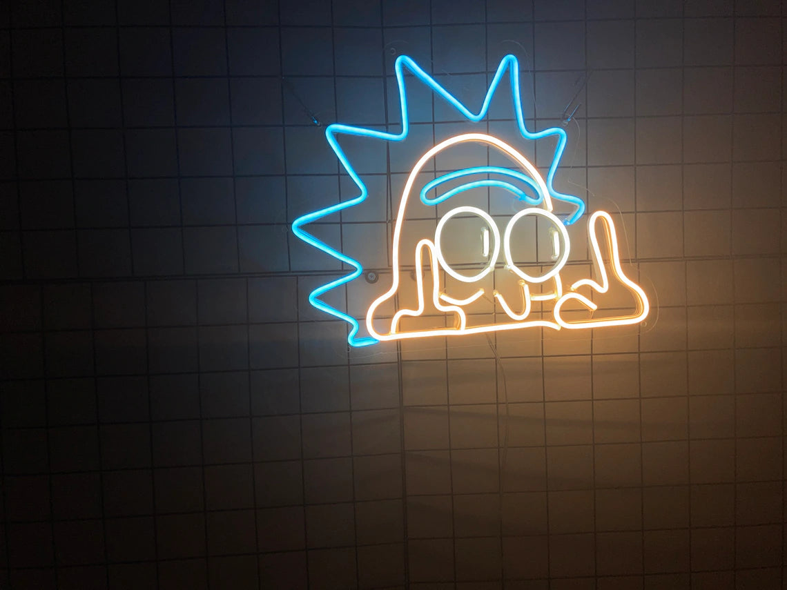 Rick Neon Sign（19*23.5inch）