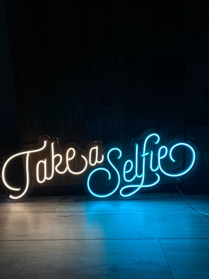 Take a Selfie Neon Sign(30*11inch)