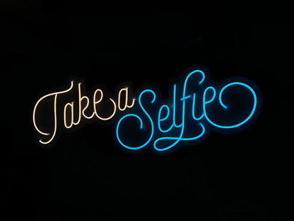 Take a Selfie Neon Sign(30*11inch)